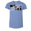 3413Y Youth Extra Soft Tri-blend Tee Thumbnail